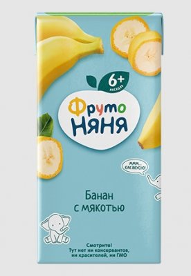 Купить фрутоняня нектар банан с мяк. 200мл (лебедянский оао экз, россия) в Павлове