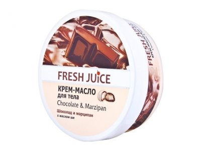 Купить fresh juice (фреш джус) крем-масло для тела шоколад, марципан и масло ши, 225мл в Павлове