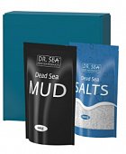 Купить доктор сиа (dr.sea) набор целебные дары мертвого моря: соль для ванн 500г+минеральная черная грязь 600г в Павлове