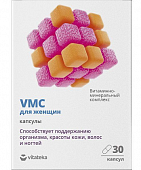 Купить витаминно-минеральный комплекс vmc для женщин витатека, капсулы 0,817г, 30 шт бад в Павлове