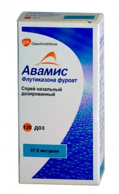 Купить авамис, спрей назальный 27,5 мкг/доза, 120доз от аллергии в Павлове