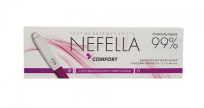 Купить тест для определения беременности nefella высокочувствительный струйный, 1 шт в Павлове