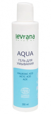 Купить levrana (леврана) гель для умывания aqua, 200мл в Павлове