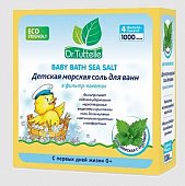 Купить dr.tuttelle (доктор туттелле) соль для ванны морская детская с крапивой, 1000г в Павлове
