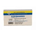Купить кордиамин, раствор для инъекций 250мг/мл, ампулы 2мл, 10 шт в Павлове