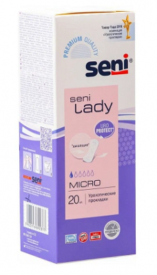 Купить seni lady (сени леди) прокладки урологические микро 20шт в Павлове