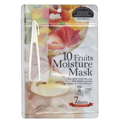 Купить japan gals (джапан галс) маска 10 фруктов pure5 essential, 7 шт в Павлове