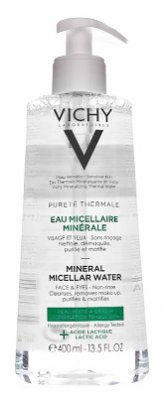 Купить виши пюр термаль (vichy purete thermale) мицеллярная вода с минералами для жирной кожи 400мл в Павлове