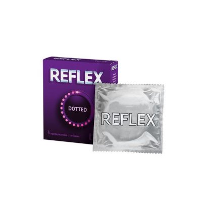 Купить рефлекс (reflex) презервативы с точками dotted 3 шт в Павлове