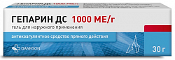 Купить гепарин дс, гель для наружного применения 1000ме/г, 30 г в Павлове