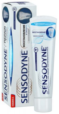 Купить сенсодин (sensodyne) зубная паста восстановление/защита/отбеливающая, 75мл (глаксосмиткляйн, германия) в Павлове
