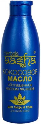 Купить ааша хербалс (aaasha herbals) кокосовое масло обогащенное маслом жожоба, 100мл в Павлове