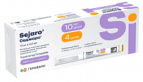 Купить седжаро, раствор для подкожного введения 10мг/доза шприц-ручка 2,4мл 1шт+ игла 4шт в Павлове