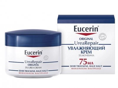 Купить eucerin urearepair (эуцерин) крем для лица увлажняющий оригинал 75 мл в Павлове
