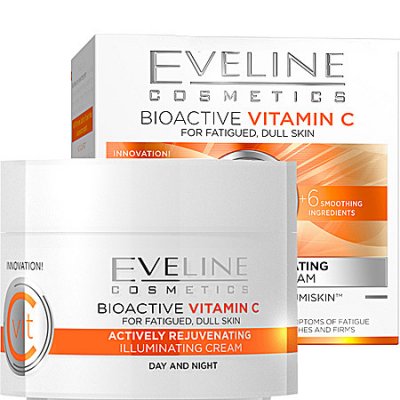 Купить eveline (эвелин) крем омолаживающий 6 компонентов биоактив витамин с 50мл в Павлове