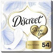 Купить discreet (дискрит) прокладки ежедневные skin love multiform, 54шт в Павлове