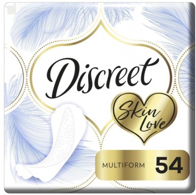 Купить discreet (дискрит) прокладки ежедневные skin love multiform, 54шт в Павлове