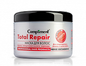 Купить compliment total repair (комплимент) маска для поврежденных волос с кератином гиалуроновой кислоты, 500мл в Павлове