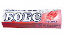 Бобс, леденцовая карамель со вкусом клубники и мятными кристаллами, 10 шт БАД