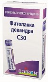 Купить фитолакка декандра c30, гранулы гомеопатические, 4г в Павлове