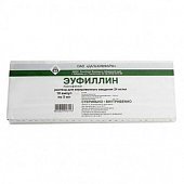 Купить эуфиллин, раствор для внутривенного введения 24мг/мл, ампулы 5мл, 10 шт в Павлове