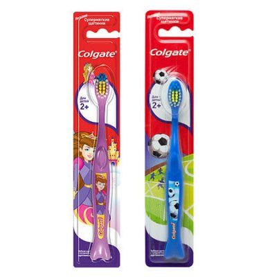 Купить колгейт (colgate) зубная щетка детская супермягкие щетинки от 2 лет, 1 шт в Павлове