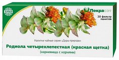 Купить родиолы четырехчленной (красная щетка) корни, фильтр-пакеты 20 шт бад в Павлове
