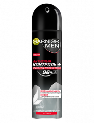 Купить garnier men mineral (гарньер) дезодорант-антиперспирант активный контроль+ 96 часов спрей, 150мл в Павлове