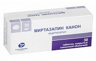 Купить миртазапин-канон, таблетки, покрытые пленочной оболочкой 30мг, 30 шт в Павлове