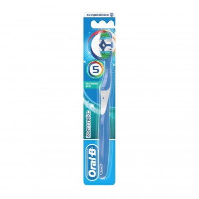 Купить oral-b (орал-би) зубная щетка комплекс, пятисторонняя чистка 40 средняя 1 шт в Павлове