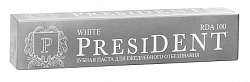 ПрезиДЕНТ (PresiDENT) зубная паста white, 75г