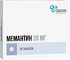Купить мемантин, таблетки, покрытые пленочной оболочкой 20мг, 30 шт в Павлове