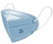 Купить респиратор детский 5-9лет фильтрующий одноразовый без клапана №95/ffp2, 1 шт голубой в Павлове