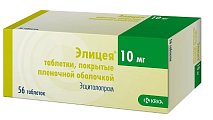 Купить элицея, таблетки, покрытые пленочной оболочкой 10мг, 56 шт в Павлове