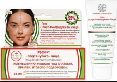 Купить dr. kirov (доктор киров), гель «тонус-лимфодренаж лица»  - туба, 60 мл в Павлове