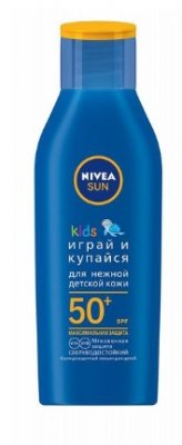 Купить nivea (нивея) sun кидс лосьон солнцезащитный играй и купайся, 100мл spf50+  в Павлове