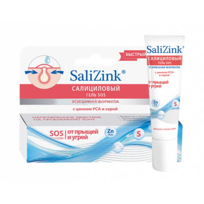 Купить салицинк(salizink) гель-sos локального действия для проблемной кожи, 15мл в Павлове