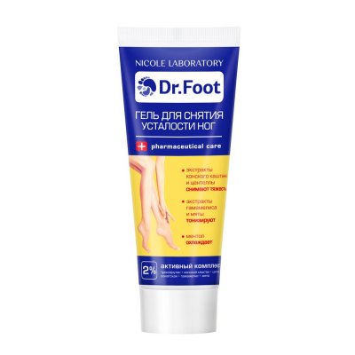 Купить dr. foot (доктор фут), гель для снятия усталости ног, 75мл в Павлове