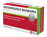 Купить метопролол-велфарм, таблетки 50мг, 60 шт в Павлове