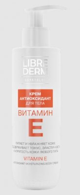 Купить librederm витамин е (либридерм) крем-антиоксидантный для тела, 200мл в Павлове