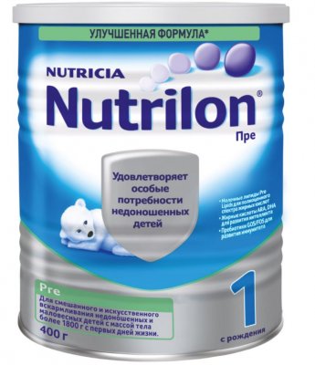 Купить nutrilon pre 1 (нутрилон) сухая смесь детская с рождения, 400г в Павлове