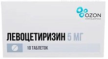 Купить левоцетиризин, таблетки, покрытые пленочной оболочкой 5мг, 10 шт от аллергии в Павлове