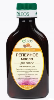 Купить oleos (олеос) масло репейное прополис, 100мл в Павлове