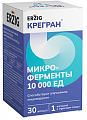 Купить erzig (эрциг) крегран микроферменты 10000 ед, капсулы массой 230 мг 30 шт бад  в Павлове