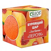 Купить oleos (олеос) шар для ванн бурлящий персик, 110г в Павлове