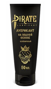 Pirate (Пират) лубрикант на водной основе клубничный, 50мл