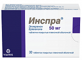 Купить инспра, таблетки, покрытые пленочной оболочкой 50мг, 30 шт в Павлове