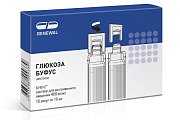 Купить глюкоза буфус, раствор для внутривенного введения 400мг/мл, ампулы 10мл, 10 шт пэт в Павлове