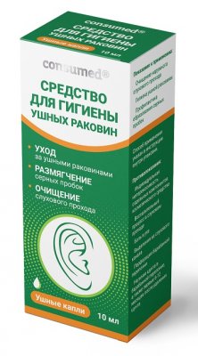 Купить средство для гигиены ушных раковин клиновакс консумед (consumed), 10мл в Павлове