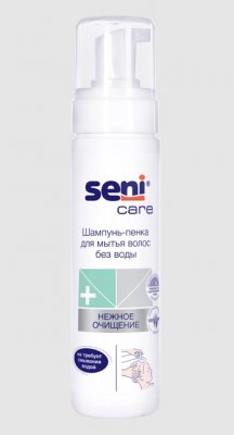 Купить seni care (сени кеа) шампунь-пенка для мытья волос без воды 200 мл в Павлове